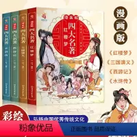 全4册 [正版]四大名著思维导图画册连环画全套彩色珍藏版小学生版人物关系图