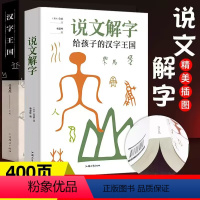 [正版]2册 说文解字给孩子的汉字王国 汉字王国 中国汉字语言文字青少年中小学生阅读说文解字画说汉字科普书籍