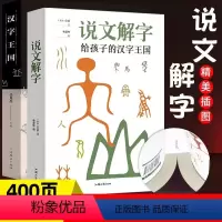 [正版]2册 说文解字给孩子的汉字王国 汉字王国 中国汉字语言文字青少年中小学生阅读说文解字画说汉字科普书籍