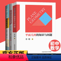 高中通用 平面几何 套装3册 [正版]平面几何的知识与问题单遵+平面几何题的解题规律+平面几何强化训练题集初中分册万喜人