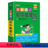 初中数理化合订本 初中通用 [正版]2024图解速记初中数理化合订本全彩版第11次修订PASS绿卡图书4合1基础知识思维