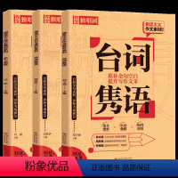 3本套装 [正版]2024作文独唱团微言大义作文素材系列诗词格言 名人名言 台词隽语填补金句空白提升写作文采 课堂内外复