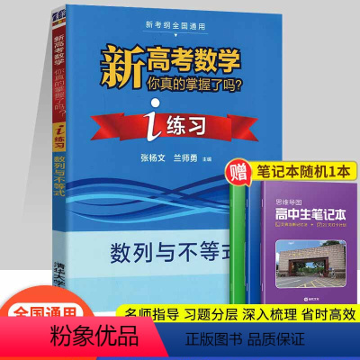 [正版]清华大学出版社2023新版 新高考数学你真的掌握了吗i练习数列与不等 新考纲全国通用指导习题分层深入梳理高中数