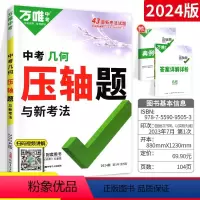 中考几何压轴题与新考法 九年级/初中三年级 [正版]2024版万唯中考几何压轴题数学函数物理化学压轴题专题专项训练初二初