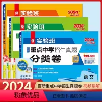 语文+数学+英语[3本] 小学升初中 [正版]2024版实验班百所重点中学招生真题分类卷语文数学英语3本套新初一全国名校