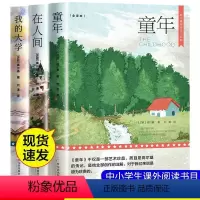 [3册]高尔基三部曲全新正版 [正版]高尔基童年三部曲在人间和我的大学原著完整版六年级必读的课外书阅读书籍初一初