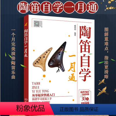 [正版]陶笛自学一月通 零基础入门到精通 陶笛自学教程简谱曲谱大全 基础教程自学入门演奏技巧一本通 曲谱大全流行歌曲练