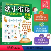 幼小衔接入学准备5分钟——拼音500题 [正版]幼小衔接入学准备5分钟 拼音500题 3-6岁儿童幼小衔接启蒙书籍 幼儿