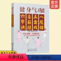 [正版]赠视频 健身气功图解 八段锦 五禽戏 易筋经 六字诀 每天15分钟掌握传统养生功法中老年人健身动作口诀强身健体