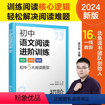 初中语文阅读进阶训练 初阶 初中通用 [正版] 初中语文阅读进阶训练 初阶 张兴东 真诠初中专项突破语文阅读理解答题技