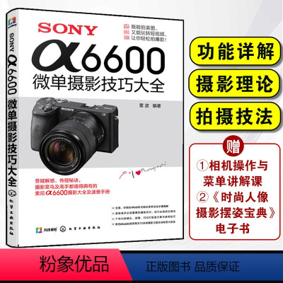 [正版]SONYα6600微单摄影技巧大全 SONY索尼A6600/A6500/A6300/a6400数码旅游高清VL