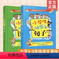 语文 小学通用 [正版]全2册 小学生快乐学汉字+小学生快乐写句子 小学生一二三123年级语文教辅图书籍 汉字趣味发音规