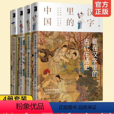 [正版]汉字里的中国 全套4册 许晖 藏在汉字里的古代家国志风俗史博物志生活史 汉字字形演变解读古代社会文化家国情怀传