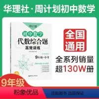 [正版]周计划.初中数学代数综合题高效训练.9年级中考 必刷题初一初二初三789年级数学代数综合专项训练