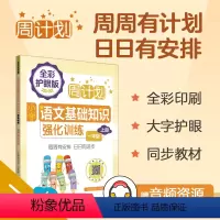 语文 一年级上 [正版]1年级上册下册小学语文基础知识强化训练 全彩护眼版 周计划 一年级语文夯实基础练习