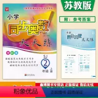 2年级上册+下册[苏教版]数学2本 [正版]小学同步奥数天天练 苏教版数学 二年级上册下册 数学思维训练 河海大学出版社