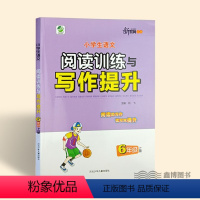 [上册]阅读训练与写作提升 小学六年级 [正版]小学生语文 阅读训练与写作提升 六年级上册下册 阅读理解专项训练书小学6