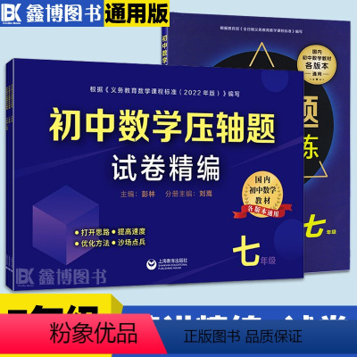 压轴题[书+试卷] 七年级/初中一年级 [正版]初中数学压轴题精讲精练七年级全一册 初中数学压轴题试卷精编真题破难题瓶颈