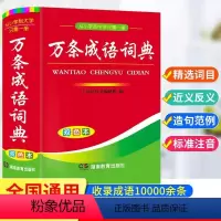 双色版[万条成语词典] 小学通用 [正版]万条成语词典 双色版 四字成语注音注释 从小学到中学只需一册语文学习工具书