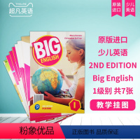 [正版]培生朗文英文原版进口朗文少儿美语旗舰课程新版 Big English 第二版教师教学挂图 第一级5-12岁