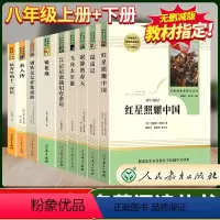 [上下册]全套9本 八年级/初中二年级 [正版]八年级上下册课外书名著经典常谈红星照耀星星离我们有多远飞向太空港寂静的春