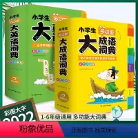 英语词典+成语词典 小学通用 [正版]2023小学生多功能成语大词典大开本彩图大字注音版现代汉语常用解释小学生全多功能成