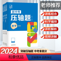 数学(几何)+初中数学妙记卡 初中通用 [正版]2024全品新中考压轴题初中化学物理数学函数几何初三总复习资料挑战压轴题