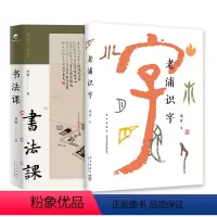 [正版]识汉字学书法 2册套装 书法课+老浦识字 文化名家写给普通读者的入门书