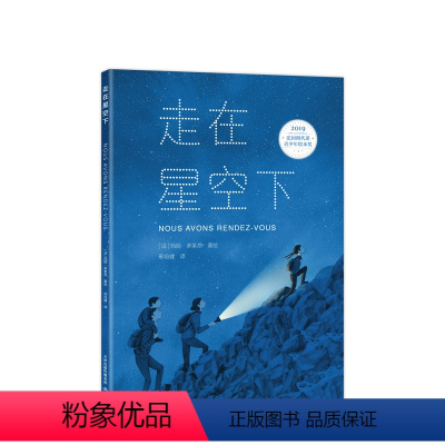 下册 [正版]+精装硬壳+大开本走在星空下 大自然夏天夜晚家庭 艺术启蒙日出 旅行大奖儿童小学生绘本 34567到10岁