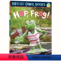 [正版]猫头鹰自然拼读:蹦跳大赛(短元音o)Bright Owl Books: Hop Frog美国原版 基础元音 提