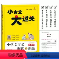 [全3本]小古文大过关真题+小升初+模拟版 [正版]小学文言文阅读与训练小古文大过关真题版小学3-6年级文言文起步小古文