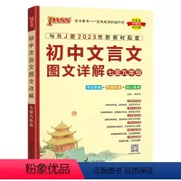 文言文图文详解 初中通用 [正版]2024新版pass绿卡图书新版初中文言文图文详解七至九年级统编版初中文言文全解一本通