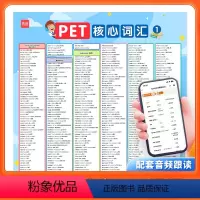 [PET核心词汇]挂图 小学通用 [正版]剑桥英语等级考试PET核心词汇表天天练小学高效记单词高频基础单词大全挂图墙贴纸