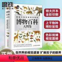 博物百科大图鉴 [正版]博物百科大图鉴 动物植物菌类化石等图鉴 震撼不已的视觉盛宴科普大全亲子阅读儿童幼儿园小学中学读物