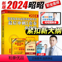 [正版]昭昭冲刺5套卷昭昭执业医师2024年临床执业医师资格考试后冲刺五5套卷执业医师考试历年真题冲刺押题模拟试卷题库