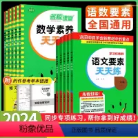 全套2本⭐语文要素+数学素养[人教版] 一年级下 [正版]2024版语文要素天天练语文数学人教版一二三年级四年级五年级六
