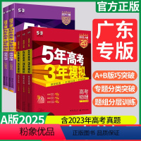 全套9本[语数英物化生政史地]广东专版 A版-广东版 [正版]2024广东AB版五三高考物理化学生物历史地理 广东省 高