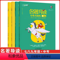 名著导读与考点精炼[语文] 九年级/初中三年级 [正版]初中语文名著导读与考点精炼初中基础知识强化训练语文七八九年级中考