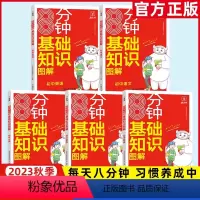 5本[语数英物化]8分钟基础知识图解 初中通用 [正版]金牛耳8分钟初中基础知识图解语文数学英语物理化学通用版七八九年级