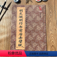 [正版] 明文徵明行书前后赤壁赋 中国历代名家名帖经典行书法帖
