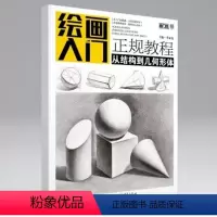[正版]2018敲门砖 绘画入门正规教程从结构到几何形体 李家友基础书