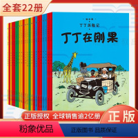 新版小开本全22册套装 [正版]丁丁历险记全套22册丁丁在刚果在西藏美洲月球探险漫画书小学生6-9-12岁儿童三四年级绘