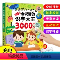 会说话的识字大王3000字 [正版]会说话的识字大王3000字 幼儿认字识字书点读发声书早教启蒙有声书幼儿园儿童大班学前
