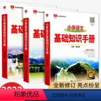 语文+数学+英语共三本 小学通用 [正版]2022新版金星教育小学基础知识手册 语文数学英语 人教版小学生六年级小升初毕