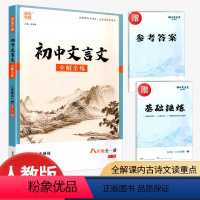 文言文[八年级] 初中通用 [正版]2022通城学典 初中文言文全解全练 七八九年级全一册 人教版 初中语文同步阅读训练