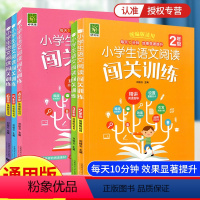 语文阅读闯关训练 二年级上 [正版]小学生语文阅读闯关训练 二三四五六年级通用版语文课外阅读理解专题强化训练测试练习册专