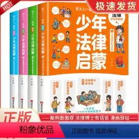 少年法律启蒙 [正版]抖音同款漫画少年法律启蒙全套4册儿童版民法典入门给孩子的第一本法律启蒙书青少年少儿绘本书籍中国国家