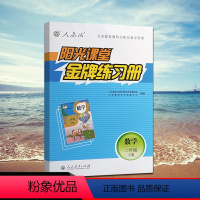 [正版]2020年使用人教版阳光课堂二年级下册数学同步训练小学金牌练习册作业本新版2 阳光课堂数学二年级下人教 阳光课