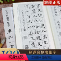 [正版]褚遂良楷书集字唐诗一百首 收录褚遂良楷书经典碑帖集字古诗词作品集临摹教程 楷书毛笔书法字帖集字古诗书法爱好者图