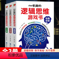 超有趣的逻辑思维游戏书 [正版] 超有趣的逻辑思维游戏书3册 数学奥秘大千世界奇趣探险 专注力游戏书智力开发益智早教